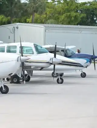 Twin engine training aircraft used for multi engine time building, starting at $160 per hour